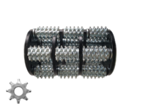 SCARIFIER DRUM ES-200-690 wit Cutter KR-8 and Quantity of Cutters is 80 pc. with Shaft Ø 10 mm and Quantity of Shafts of 5 pc.